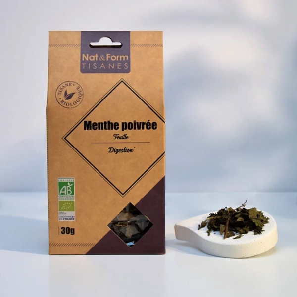 Nat & Form - Tisane Menthe Poivrée Bio - 30g