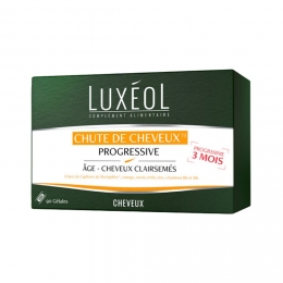 Luxéol - Chute de Cheveux Progressive - 90 gélules