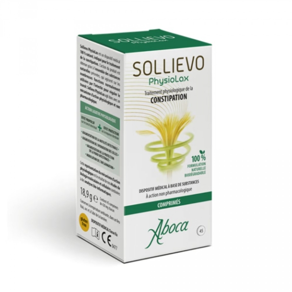 SOLLIEVO PhysioLax - Constipation - Comprimés Bio - Aboca