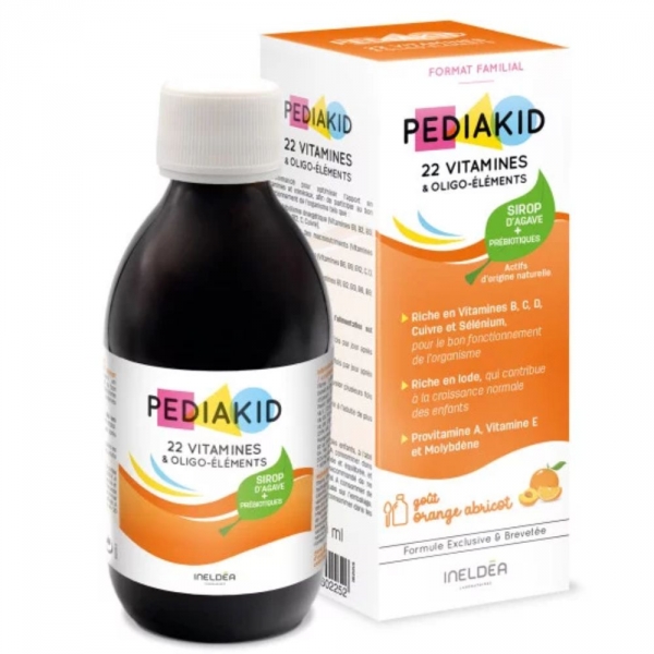 Pediakid - Sirop 22 Vitamines & Oligo-éléments - 125ml