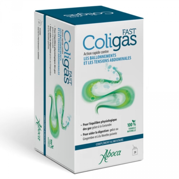 ColiGas Fast - Tisane Contre les Ballonnements - 20 Sachets