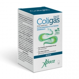 ColiGas Fast - Contre les Ballonnements - 30 Gélules