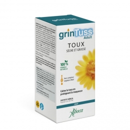 GrinTuss Adult - Sirop Toux Sèche et Grasse - Aboca 