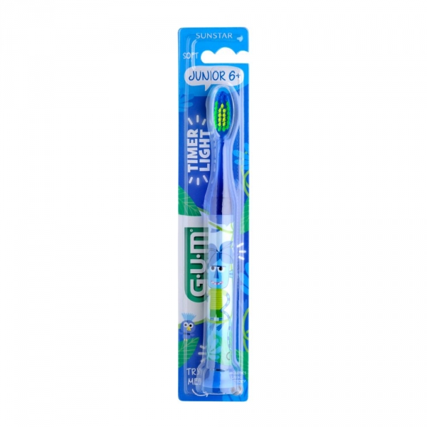 GUM JUNIOR 6ans+ - Brosse à Dents Soft Timer Light