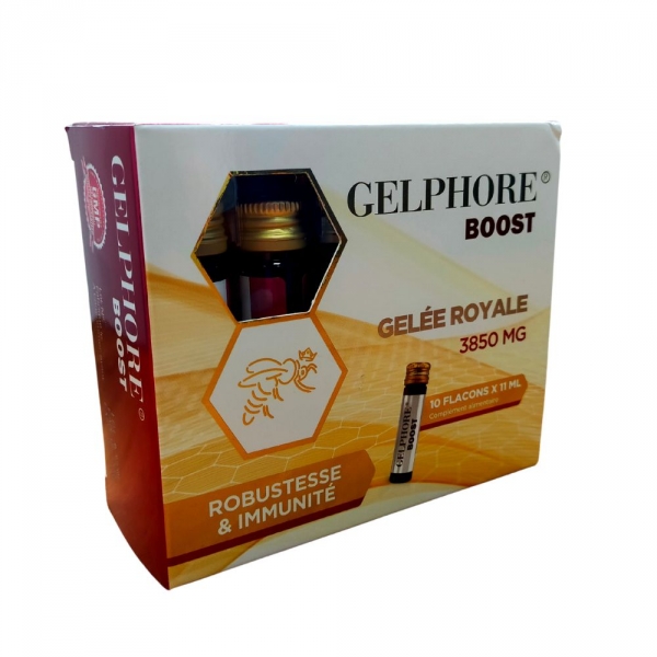 GELPHORE BOOST - Gelée Royale 3850mg - 10 Flacons