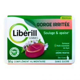 LIBERILL - Gommes Gorge Irritée - 50g