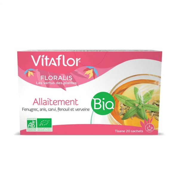 VITAFLOR BIO Tisane Allaitement (20 sachets)