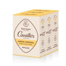 CAVAILLES - Savons Surgras Solide Jardin L'Original - 3x200g