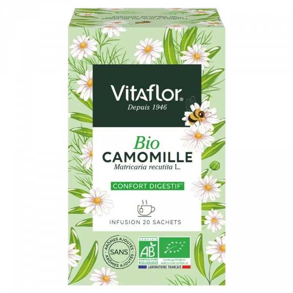 VITAFLOR BIO Tisane Camomille (20 sachets)