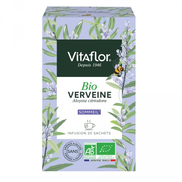 Vitaflor BIO Tisane Verveine Digestion et Sommeil 20 sachets