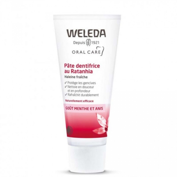 WELEDA Pâte dentifrice au Ratanhia (tube 75ml)