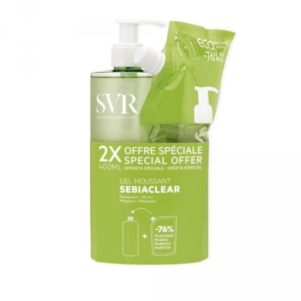 SVR - Sebiaclear Gel Moussant Nettoyant Anti-imperfection - 3formats