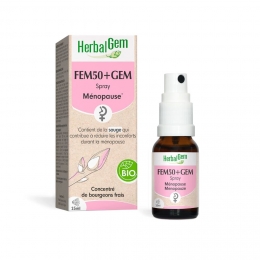 HERBALGEM - FEM50+GEM Ménopause Bio - Spray 15ml