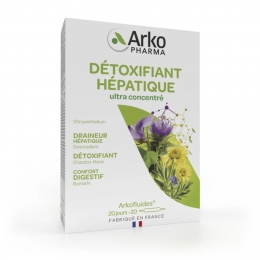 ARKOFLUIDES - Détoxifiant hépatique  Arkopharma - 20 ampoules