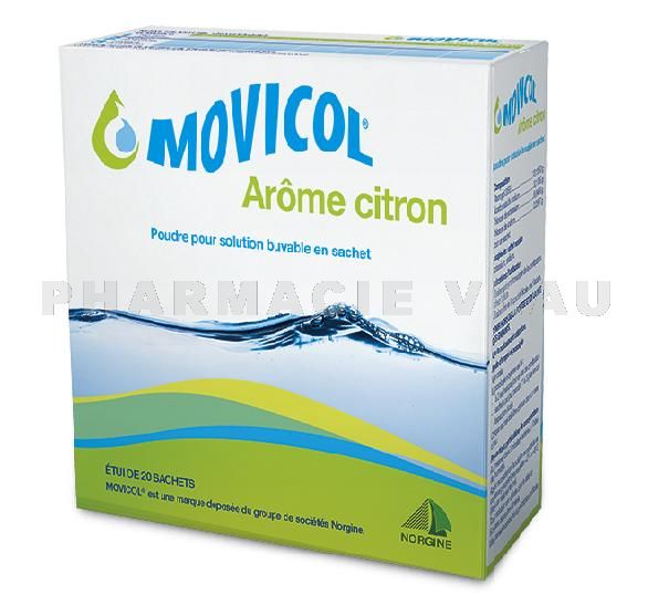 Movicol citron - Medicament contre la constipation - Laxatif osmotique