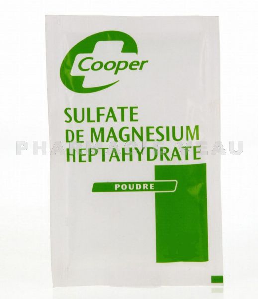 Sulfate de Magnesium Heptahydrate En Poudre - Sachet 30g