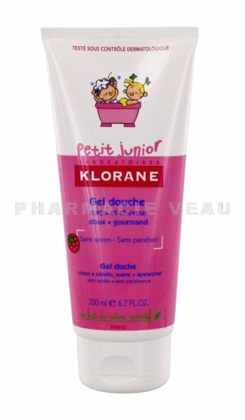 Klorane Gel Douche Petit Junior Framboise Pharmacie Veau